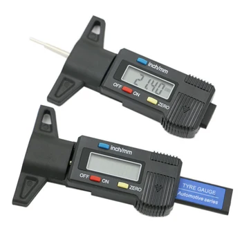 LCD benzii de Rulare Adâncime Indicator Pentru Adâncimea Profilului de Măsurare a Grosimii Anvelope Sistemul de Monitorizare Metric / Inch
