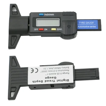 LCD benzii de Rulare Adâncime Indicator Pentru Adâncimea Profilului de Măsurare a Grosimii Anvelope Sistemul de Monitorizare Metric / Inch