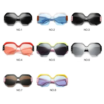 Femei Epocă Pătrat ochelari de Soare Supradimensionați Mare Cadru Larg Barbati Brand de Lux Retro Design Doamna Nuante Oculos UV400 Feminin
