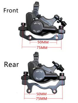 ZOOM MTB Biciclete Rutier Trage de Cablu de Ulei de Frână Disc Dual-Piston Bidirecțională cu Mașina Etrierului de Frână de Bicicletă Universală Etrier