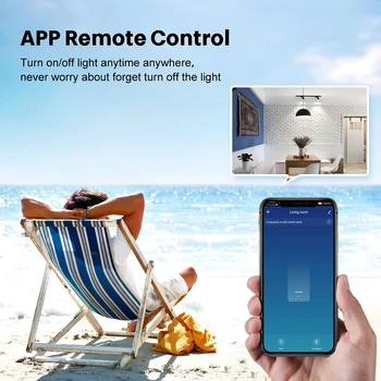 AVATTO Tuya WiFi Modul Comutator cu Viață Inteligentă App de Control, Smart Home Automation Interruptor Wifi Munca pentru Alexa, google acasa