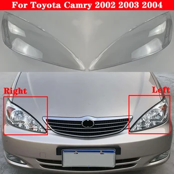 Pentru Toyota Camry 2002 2003 2004 Europene și Americane versiune Transparent Faruri Coajă de Sticlă de Lampă Far Capacul Obiectivului