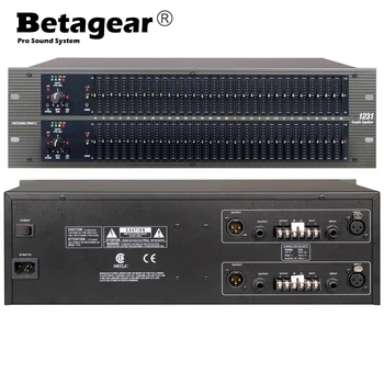 Betagear EQ1231 dual egalizator grafic audio profissional procesador audio ecualizador de audio ecualizador grafico 31 trupa