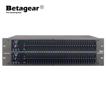 Betagear EQ1231 dual egalizator grafic audio profissional procesador audio ecualizador de audio ecualizador grafico 31 trupa