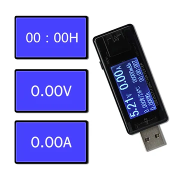 4V-30V 0-5A USB Tester Tensiune Curent Digital Dispay Încărcător Capacitate de Medicul de Încărcare Rapidă Banca de Putere Metru Voltmetru Temperatur