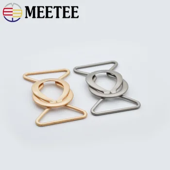 Meetee 2/5pcs ID23/31/40mm Nasturi de Metal Strat Curea Combinate Catarame pentru Saci de Îmbrăcăminte Buton de Cusut Craft Supplies Accesorii