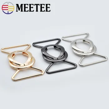 Meetee 2/5pcs ID23/31/40mm Nasturi de Metal Strat Curea Combinate Catarame pentru Saci de Îmbrăcăminte Buton de Cusut Craft Supplies Accesorii