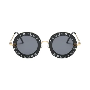 Rotund Clasic Femei ochelari de Soare Brand de Moda Retro LAGELUVE RAPAUOMR de Lux Barbati Designer de Ochelari de Soare