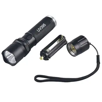 Topcom 3W 365nM 395nM Lumina UV Reîncărcabilă Lanterna Ultraviolete UV lanterna Lanterna Anti-fals de Bani Detecta Cu Încărcător de Baterie