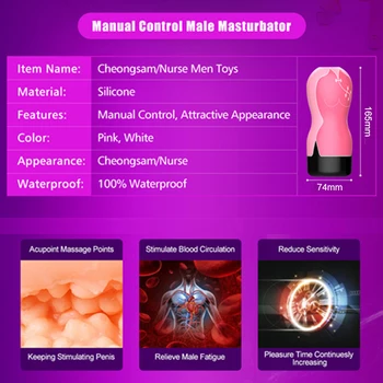Realist Vagin Sex Masculin Masturbator Jucarii Sexuale Pentru Barbati Manual Penis Vibrator Anal Prostata Pentru Masaj Din Silicon Moale Cu Masturbarea Cupa