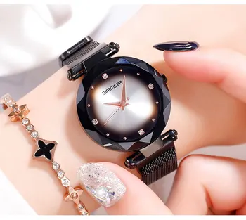 2020 magnet catarama Bratara femei ceasuri de Lux, marca crystal lady ceas de mână Cuarț de sex feminin impermeabil ceas relogio feminino
