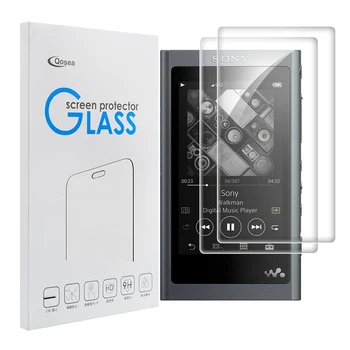 Qosea (2 PACK) Walkman Sticla Temperata Pentru Sony NW-A55 Ecran Protector 9H Ultra Clear MP3 MP4 Ecran de Protecție Anti-zgârieturi