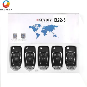 HKCYSEA 10BUC/LOT KEYDIY la Distanță Seria B B22 3 3+1 Buton de la Distanță pentru KD900 KD900+ URG200 KD-X2 Cheie Programator