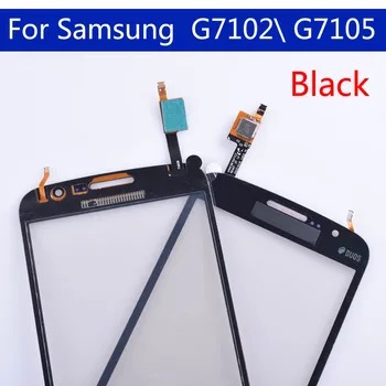 10buc\mult Pentru Samsung Galaxy Grand 2 G7102 G7106 G7105 G7108 G710 Panou de Ecran Tactil Senzor Digitizer Față Lentilă de Sticlă