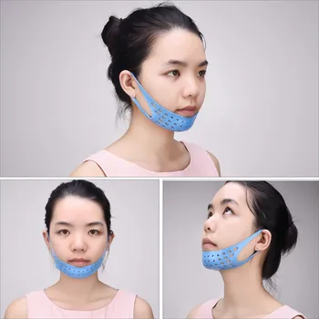 2 buc V Fata de Slăbire Mască V-Forma Maxilarului Masca Chin mai Subtire Fata de Fermitate Anti-Rid Bărbie Ridica Curea Bărbie Dublă Remover 35