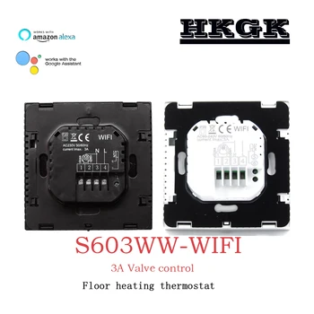 3A 16A Tuya termostat WIFI sistemul de Încălzire prin Pardoseală，Funcționează cu Alexa de Start Google