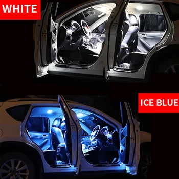 13pcs Erori Alb Premium LED-uri Lumina de Interior Kit Pentru perioada 2007-2012 Hyundai Santa Fe Interior Hartă Dom Portbagaj Lampa plăcuței de Înmatriculare