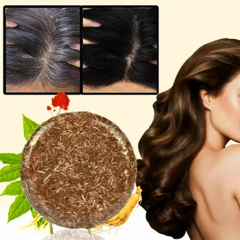 Planta naturala Întunecare de Păr sampon Anti-Caderea Parului Hidratare si repairinggentle formula de păr săpun curățare a evita părul gri