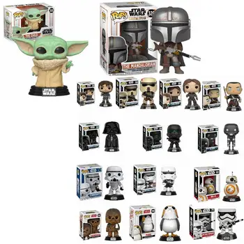 FUNKO POP Star Wars figura jucării, Darth Vader, Luke Skywalker, prințesa Leia Figurine Model