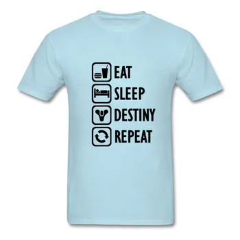 Mananci, Dormi Destinul Repetare T camasa Barbati Destinul Logo t-shirt 2019 Designer de Moda de vară Atac pe Titan Gamer cadou Echipa tricou