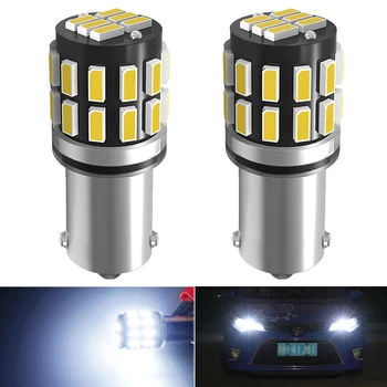 2 buc T4W BA9S CANBUS LED-uri Auto bec T2W T3W H5W interior cu LED-uri Auto de Înmatriculare de lumină LED-uri 30SMD DC12V 12913 12910 12929