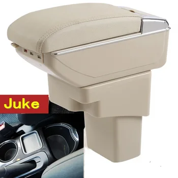 Pentru cotiera Nissan Juke box centrală a Stoca conținut cutie cu suport pentru pahare scrumieră USB Juke cotiere cutie