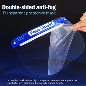 50/100BUC Masca de Protectie Transparent Față de Scutul Anti-ceață Masti de Fata Anti-ulei UV, Anti Praf Complet Transparent Pălărie Masca de Fata