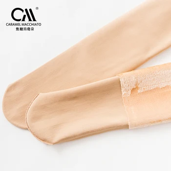 Caramella 2019 Brand de Toamna Iarna pentru Femei de Moda Colanti Plus Cașmir Mare Întindere Dresuri Elastic Slim Cald Dresuri Groase