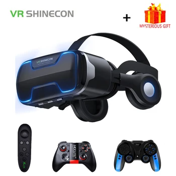 VR Shinecon Caldoron Casca Ochelari 3D Realitate Virtuala Pentru iPhone, Smartphone Android Telefon Inteligent Ochelari Binoclu Casque