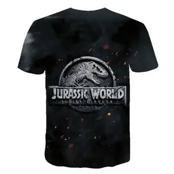 În 2020, Noul Jurassic Park T Cămașă Bărbați Femei 3D Imprimate T-shirt Casual Amuzant Topuri Lumea Jurassic Teuri Copii, Băiat, Fată Cool tricou