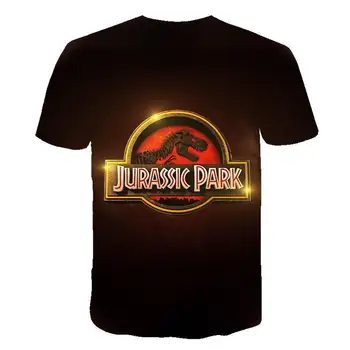 În 2020, Noul Jurassic Park T Cămașă Bărbați Femei 3D Imprimate T-shirt Casual Amuzant Topuri Lumea Jurassic Teuri Copii, Băiat, Fată Cool tricou