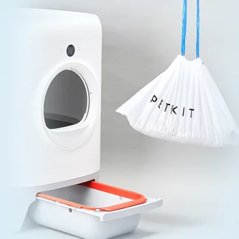 Petkit Caca Geanta Pentru Curățare Automată Toaletă Cat Tava Caseta 2 Role de Pungi cu Maner Mână Liberă Murdare Pentru Litiera Pan