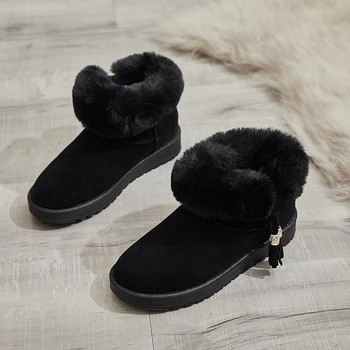 Belbello Iarna nou stil Super fierbinte snowshoes fata Elevilor îngroșa cald glezna cizme de Moda ține de cald confortabil pantofi Casual