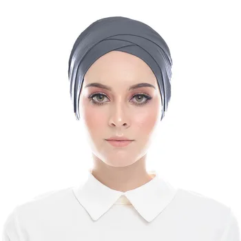 Musulman Cruce Jersey Interior Hijab Capace Femei Acoperire Completă Underscarf Capota Capace Islam Hijabs Turban Sub Eșarfă Capac Turbante Mujer