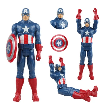 30cm Marvel Super Heroes Avengers Endgame Thanos Hulk, Căpitanul America, Thor Wolverine Venin de Acțiune Figura Jucarii Papusa pentru Copil Băiat