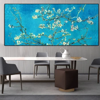 Van Gogh Celebra Floare De Migdale Ulei Pictura Reproducere De Poster Și Printuri Canvas Wall Art Floare Imagine Decor Pentru Camera De Zi