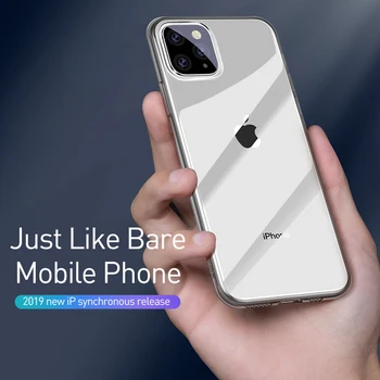 Baseus Telefon Caz Pentru iPhone 11 Max 2019 mai Noi Coque suprafin Moale TPU Silicon Capacul din Spate Pentru iPhone XI 11r caz