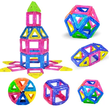 Mini Dimensiune Magnetice Blocuri de Designer-Set de Construcție de Model Kit de Asamblare Constructii Blocuri Caramizi Jucarii pentru Copii Cadouri