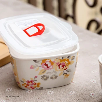 Acasă Orez Ceramice Castron Supa Server Boluri Portelan Masa De Cereale Supa Cu Taitei Castron De Servire Japonia Floare Stil De Servire Desert