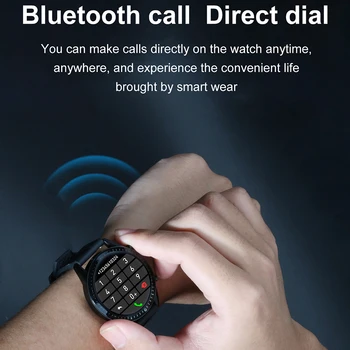 LIGE 2020 Nou Ceas Inteligent Bărbați Ecran Tactil Complet Sport Fitness Ceas IP68 Impermeabil Bluetooth Pentru ios Android smartwatch Barbati+cutie