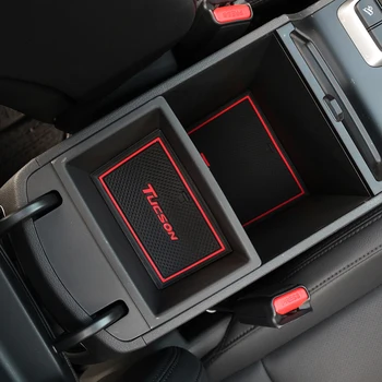 Auto-Styling Latex Auto-Acoperă Ușa Groove Mat Acoperire Poarta Slot Pad Autocolant Pentru Hyundai Tucson-2018 Accesorii De Interior