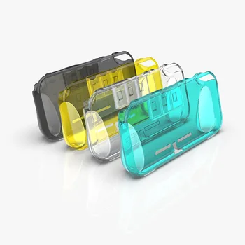 NOI Cristal Transparent Caz Shell pentru Nintend Comutator Lite Moale TPU Picătură Dovada Capac de Protecție cu 3 Slot pentru Card NS LITE