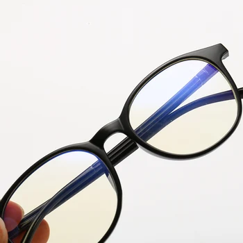 2018New om Ochelari Rame Optice Femei Ochelari rotunzi Cadru obiectiv Clar Eyeware Pentru Anti Raze Albastre Jocurilor pe Calculator Ochelari de protecție