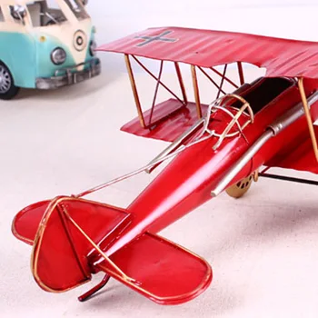 2020Hot Vintage din Metal Avionul Acasă Ornamente de Aeronave Model de Jucării Pentru Copii de Avion in Miniatura Modele Retro Creative Decor Acasă