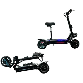 60V 3200W scuter electric baterie de litiu de 80 km /h potrivit pentru adulți scuter electric cu scaunul 11 inch anvelope biciclete electrice