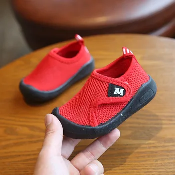 Baby Pantofi Respirabil Prewalkers Copii Băieți Fete Pantofi ochiurilor de Plasă Primul Pietoni Confortabil Fund Non-alunecare Pantofi pentru Copii Baby Boy Toamna