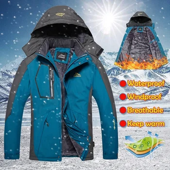 Bărbați femei jacheta de Iarna în aer liber, drumeții haina bărbați termică Canadiană de sex masculin camping schi sport parka jacheta impermeabil, windproof
