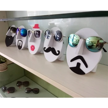 13Pcs Bărbați Mustață Fețele 13 Modele de Personalitate Ochelari ochelari de soare Ochelari de Recuzită Raft de Afișare Standuri Titular