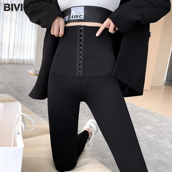 BIVIGAOS Talie Mare Formator de pantaloni Scurți Femei Slăbire Centura Neagră Rechin Genunchi Lungime Scurt Corset Talie Antrenor Mini pantaloni Scurți Femei