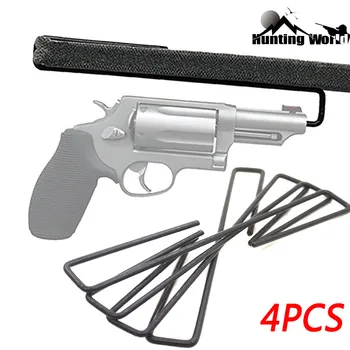 Tactic 4buc Pistol Cuier Soluție în condiții de Siguranță Arma Pistol Cârlig Rack Suport Organizator de Stocare pentru Rafturi și Seifuri de Vanatoare Accesoriu